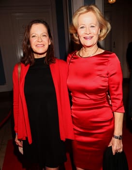 Angela Roy and Claudia Rieschel,. Movie meets Media 2016 at The Hotel Atlantic Kempinski,Hamburg on 28.11.2016..