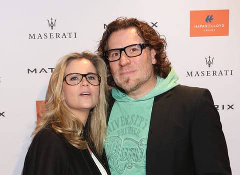 Michaela Schaffrath and Carlos Anthonyo ,. Movie meets Media 2016 at The Hotel Atlantic Kempinski,Hamburg on 28.11.2016..