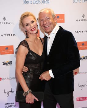 Grit Weiss und Jo Groebl, .Movie meets Media 2016  im Hotel Atlantic Kempinski, Hamburg am 28.11.2016..