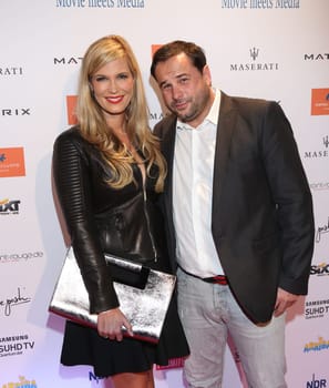 Verena Wriedt with her husband . Movie meets Media 2016 at The Hotel Atlantic Kempinski,Hamburg on 28.11.2016..