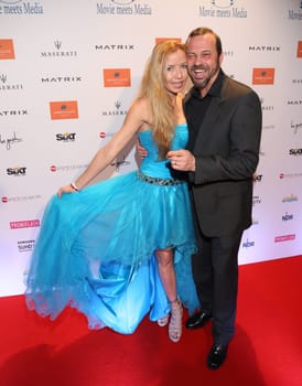 Michel Guillaume mit Ehefrau Georgia Guillaume.Movie meets Media 2016  im Hotel Atlantic Kempinski, Hamburg am 28.11.2016..