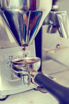 barista- porta filter and espresso mill