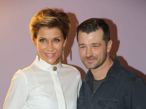 Anna-Maria Zimmermann and Achim Petry at the Advent Festival of 100,000 Lights 2016 in Suhl