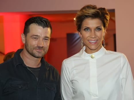 Achim Petry and Anna-Maria Zimmermann at the Advent Festival of 100,000 Lights 2016 in Suhl