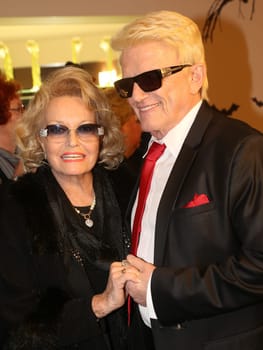 Heino with his wife Hannelore at the Advent Festival of 100,000 Lights 2016 in Suhl