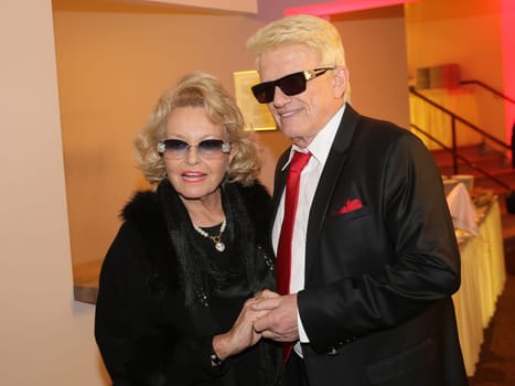 Heino with his wife Hannelore at the Advent Festival of 100,000 Lights 2016 in Suhl