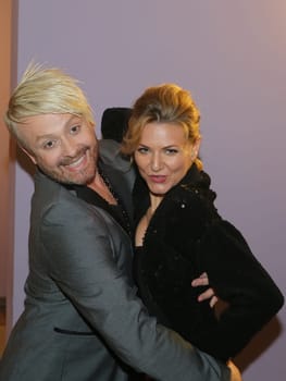 Singer Ross Antony and singer Ella Finally at the Advent Festival of 100,000 Lights 2016 in Suhl