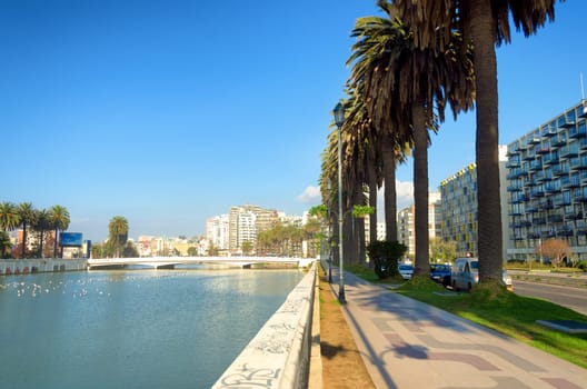 Walk or bicycle your way along the esplanade in Vina del Mar, Chile
