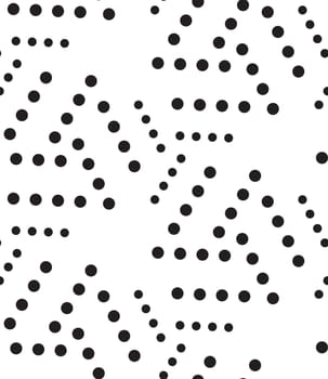 Vector seamless pattern. Modern geometric texture. Repeating abstract background. dots, circles linear ornament