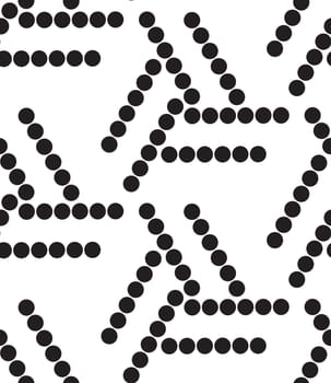 Vector seamless pattern. Modern geometric texture. Repeating abstract background. dots, circles linear ornament