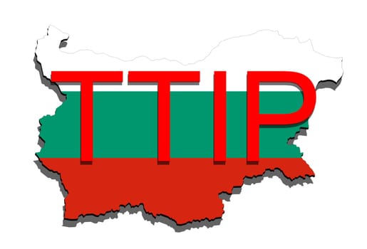 ttip - transatlantic trade and investment partnership on bulgaria map
