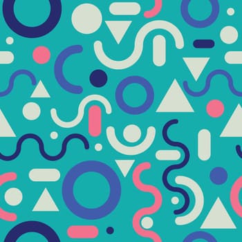 Fashion style seamless modern pattern background. Perfect illustration for web background or print wrapping decoration and fashion textile, fabric design.