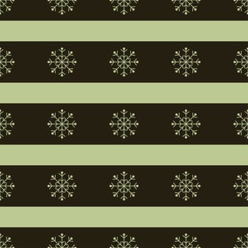 Christmas snowflakes seamless background. New year vector illustration.