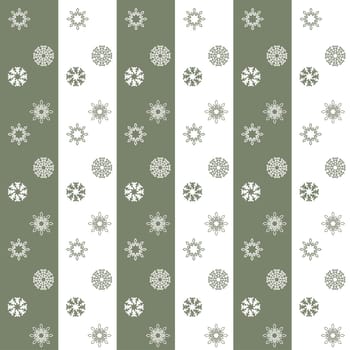 Christmas snowflakes seamless background. New year vector illustration.