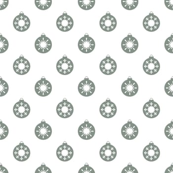 Christmas snowflakes seamless background. New year pattern vector illustration.