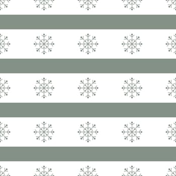Christmas snowflakes seamless background. New year pattern vector illustration.