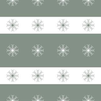 Christmas snowflakes seamless background. New year pattern vector illustration.
