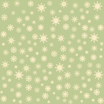 Christmas snowflakes seamless background. New year vector illustration.