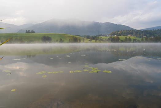 Putterersee in the morning haze