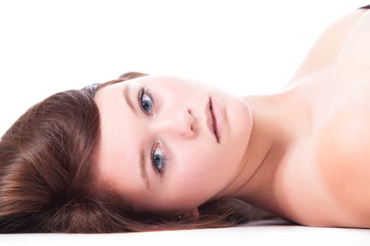 Young beauty woman whith a clear natural skin