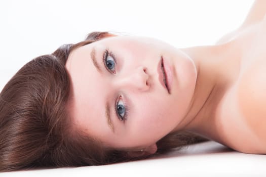 Young beauty woman whith a clear natural skin