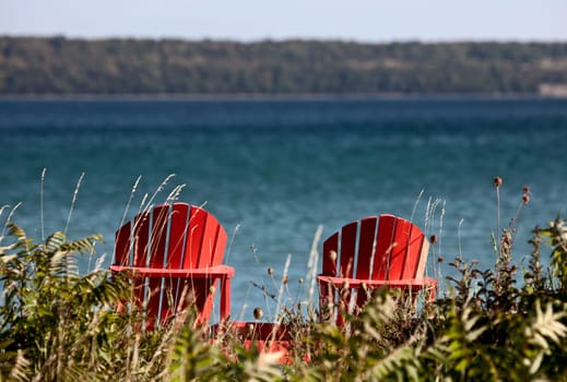Owen Sound Ontario Georgian Bay chairs Canada