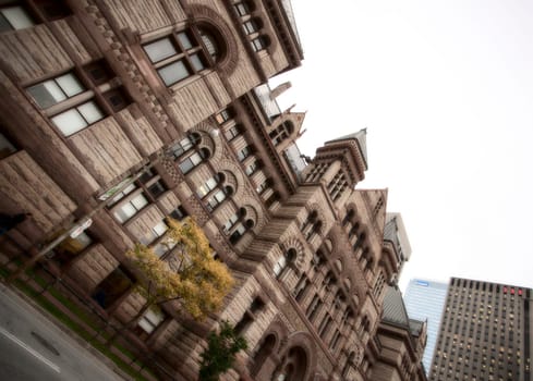 old city hall Toronto downtown brownstone building