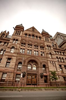 old city hall Toronto downtown brownstone building