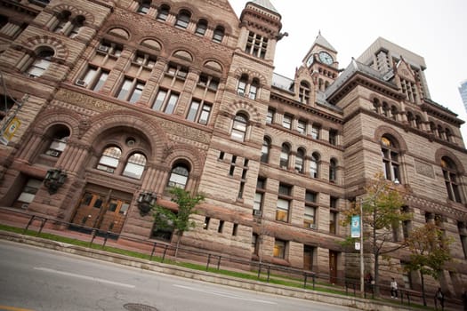 old city hall Toronto downtown brownstone building