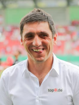 Head coach Tayfun Korkut (1.FC Kaiserslautern,2.Bundesliga - season 2016-17) at the DFB-Pokal 2016/17 - 1st round - Hallescher FC against 1.FC Kaiserslautern