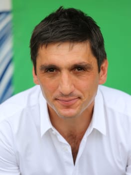 Head coach Tayfun Korkut (1.FC Kaiserslautern,2.Bundesliga - season 2016-17) at the DFB-Pokal 2016/17 - 1st round - Hallescher FC against 1.FC Kaiserslautern