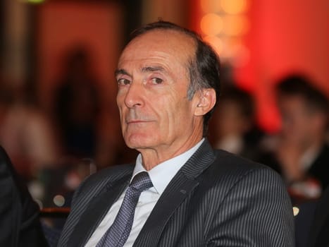 former German gymnast Eberhard Ginger at the 13th General Assembly of the DOSB on 03.12.2016 in Magdeburg