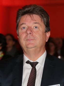 Lord Mayor of the State Capital Magdeburg Dr. Lutz Trümper (independent) at the 13th General Assembly of the DOSB on 03.12.2016 in Magdeburg