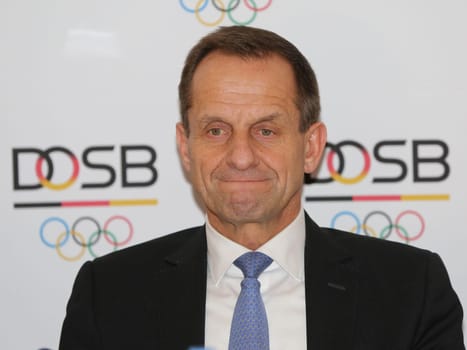 President of the German Olympic Sports Confederation (DOSB) Alfons Hörmann at the 13th General Assembly of the DOSB on 03.12.2016 in Magdeburg