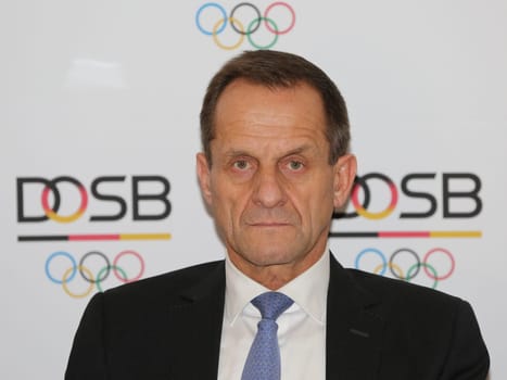 President of the German Olympic Sports Confederation (DOSB) Alfons Hörmann at the 13th General Assembly of the DOSB on 03.12.2016 in Magdeburg