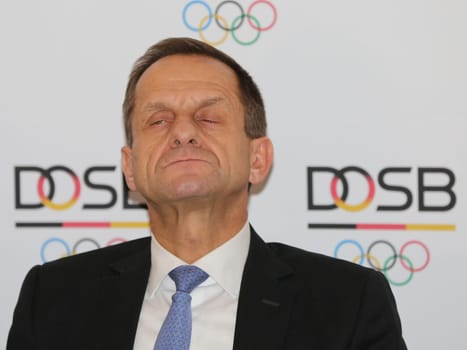 President of the German Olympic Sports Confederation (DOSB) Alfons Hörmann at the 13th General Assembly of the DOSB on 03.12.2016 in Magdeburg
