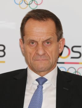 President of the German Olympic Sports Confederation (DOSB) Alfons Hörmann at the 13th General Assembly of the DOSB on 03.12.2016 in Magdeburg
