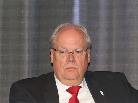 Board member of the German Olympic Sports Confederation (DOSB) Martin Schönwandt at the 13th General Assembly of the DOSB on 03.12.2016 in Magdeburg