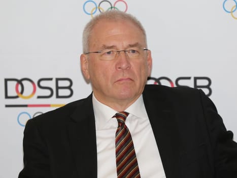 Chairman of the Board of the German Olympic Sports Confederation (DOSB) Dr. Michael Vesper at the 13th General Assembly of the DOSB on 03.12.2016 in Magdeburg