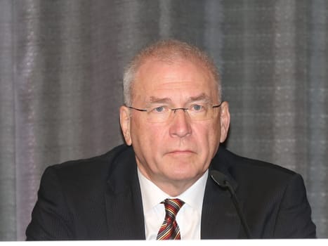 Chairman of the Board of the German Olympic Sports Confederation (DOSB) Dr. Michael Vesper at the 13th General Assembly of the DOSB on 03.12.2016 in Magdeburg
