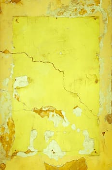 Old painted brick wall background weathered
