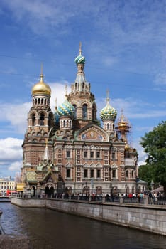Saint-Petersburg, Russia - August 12, 2016: City of St. Pererburge. The palaces and architecture of the city. Buildings of historical part of the city.