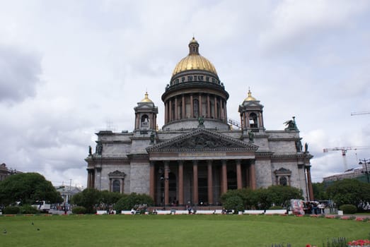Saint-Petersburg, Russia - August 12, 2016: City of St. Pererburge. The palaces and architecture of the city. Buildings of historical part of the city.
