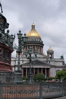 Saint-Petersburg, Russia - August 12, 2016: City of St. Pererburge. The palaces and architecture of the city. Buildings of historical part of the city.