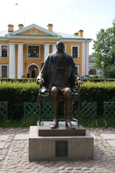 Saint-Petersburg, Russia - August 12, 2016: City of St. Pererburge. The palaces and architecture of the city. Buildings of historical part of the city.