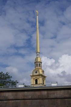 Saint-Petersburg, Russia - August 12, 2016: City of St. Pererburge. The palaces and architecture of the city. Buildings of historical part of the city.