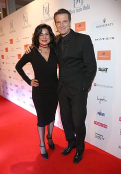 Caroline Kiesewetter with accompaniment ,. Movie Meets Media 2016 at Hotel Atlantic Hamburg on 29.11.2016