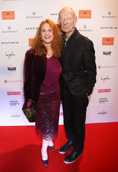 Christiane Leuchtmann and Hans Peter Korff,. Movie Meets Media 2016 at the Hotel Atlantic Hamburg