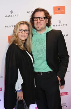Michaela Schaffrath ,Carlos Anthonyo ,. Movie Meets Media 2016 at the Hotel Atlantic Hamburg on 29.11.2016 .