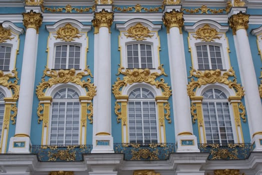 Saint-Petersburg, Russia - August 12, 2016: City of St. Pererburge. The palaces and architecture of the city. Buildings of historical part of the city.